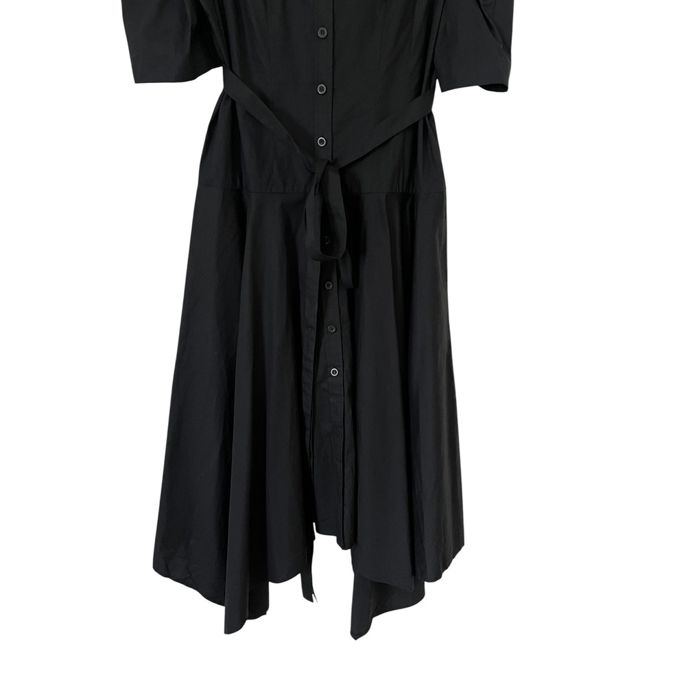 GARY GRAHAM 422 Amanda Cotton Poplin Button Down Shirt Dress - Picture 6 of 13